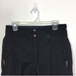Men's S Columbia Omni Tech Black Gray Nylon Pants